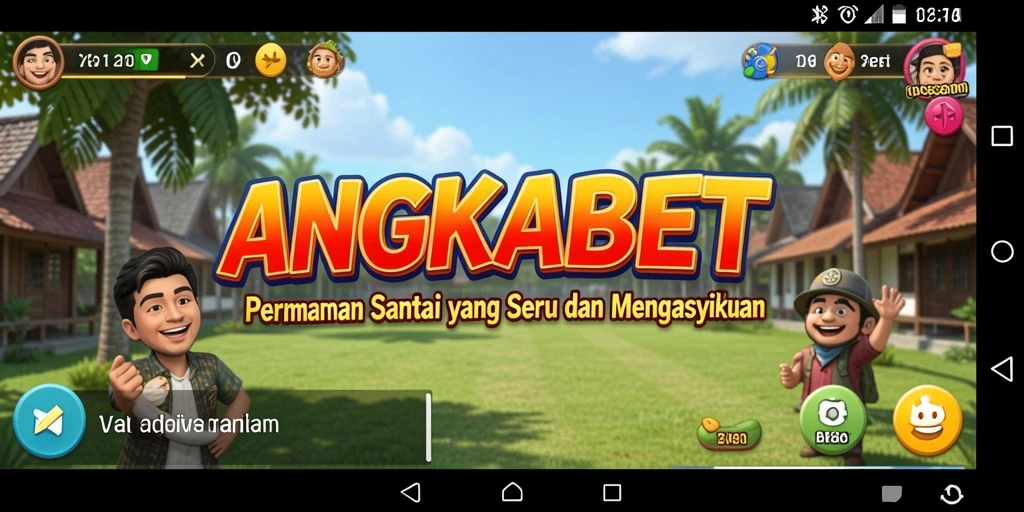 Tampilan gameplay yang cerah dan menarik dari ANGKABET.