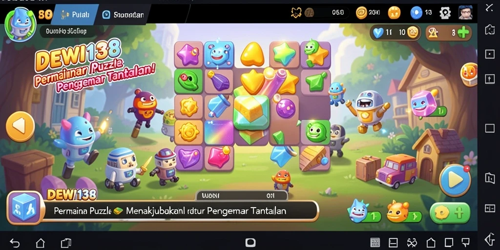 Tampilan gameplay menantang dari DEWI138 yang mengasah otak.