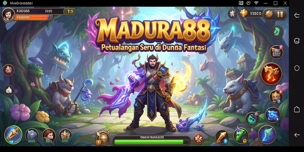 Screenshot gameplay MADURA88 menampilkan aksi seru dalam dunia RPG.