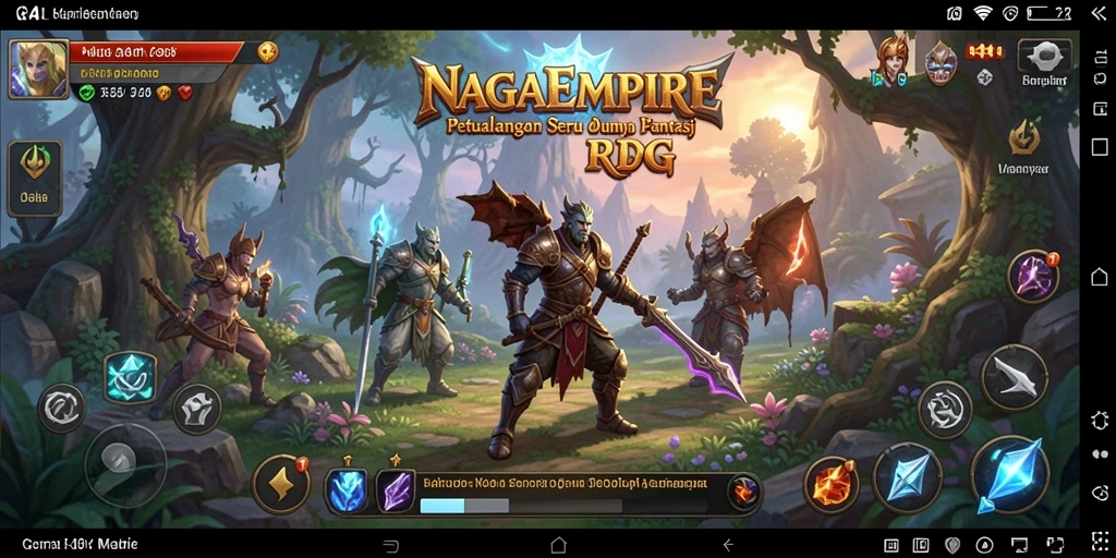 Tampilan gameplay seru dan mendebarkan di NAGAEMPIRE.