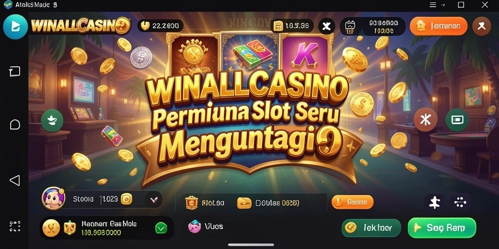 Screenshot gameplay WINALLCASINO dengan tema Slot yang mengasyikkan.